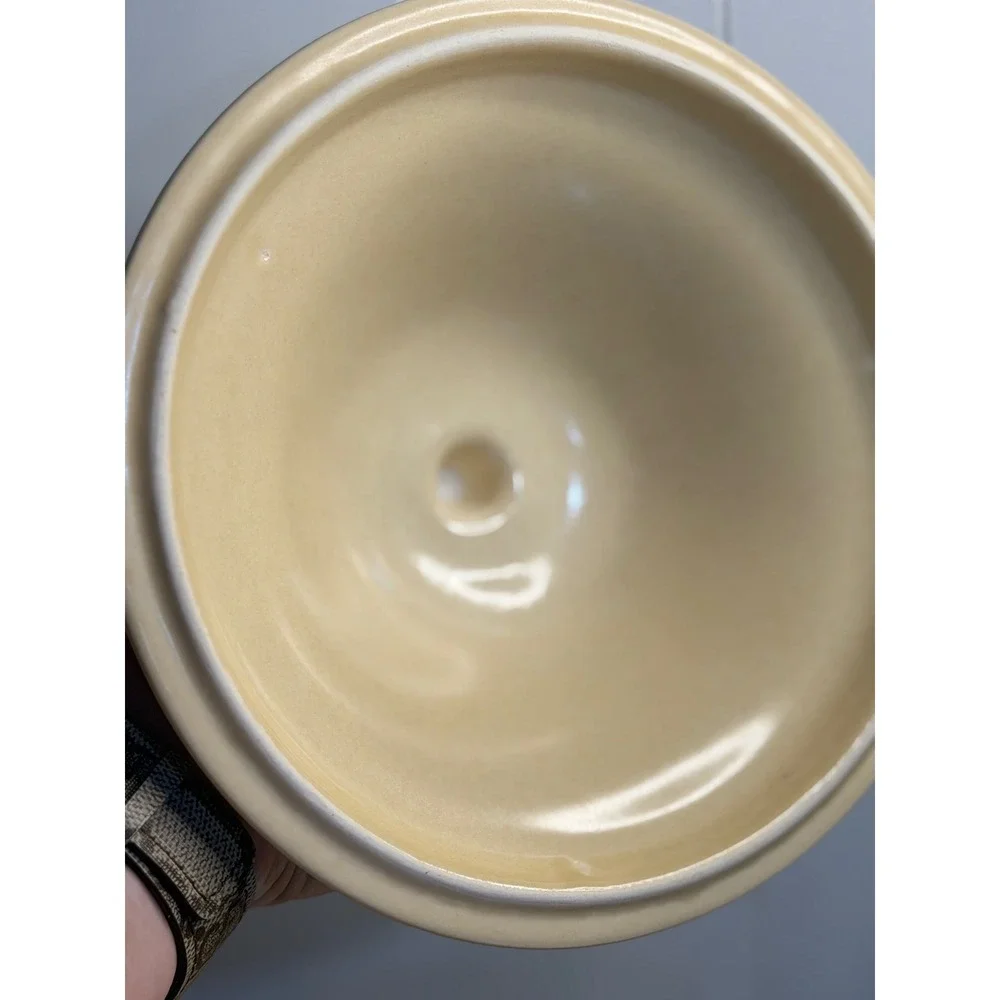 VTG‎ Pfaltzgraff Village Casserole Dish Brown Stoneware Lidded Crock Cottagecore